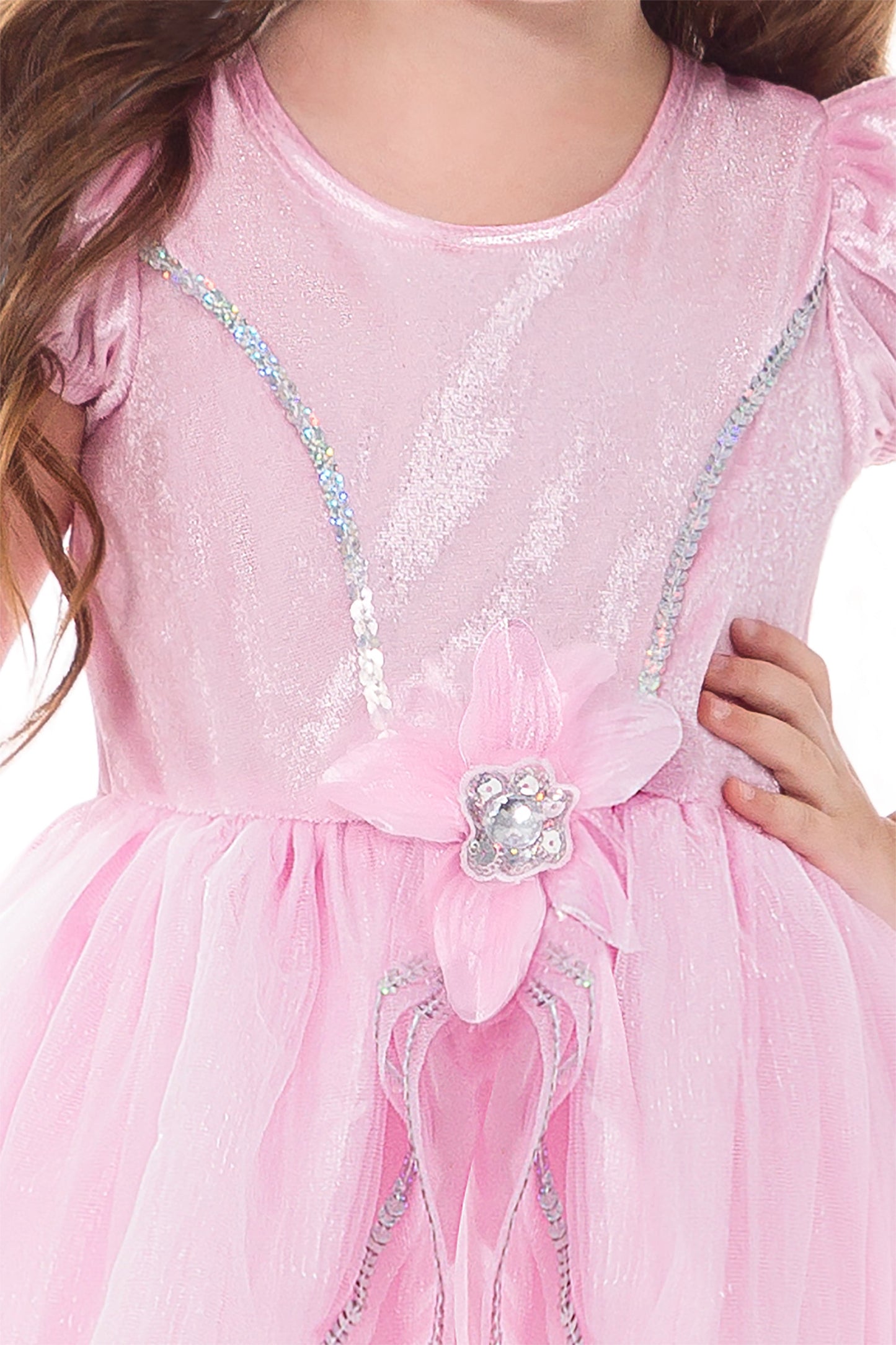 Robe de princesse rose royale