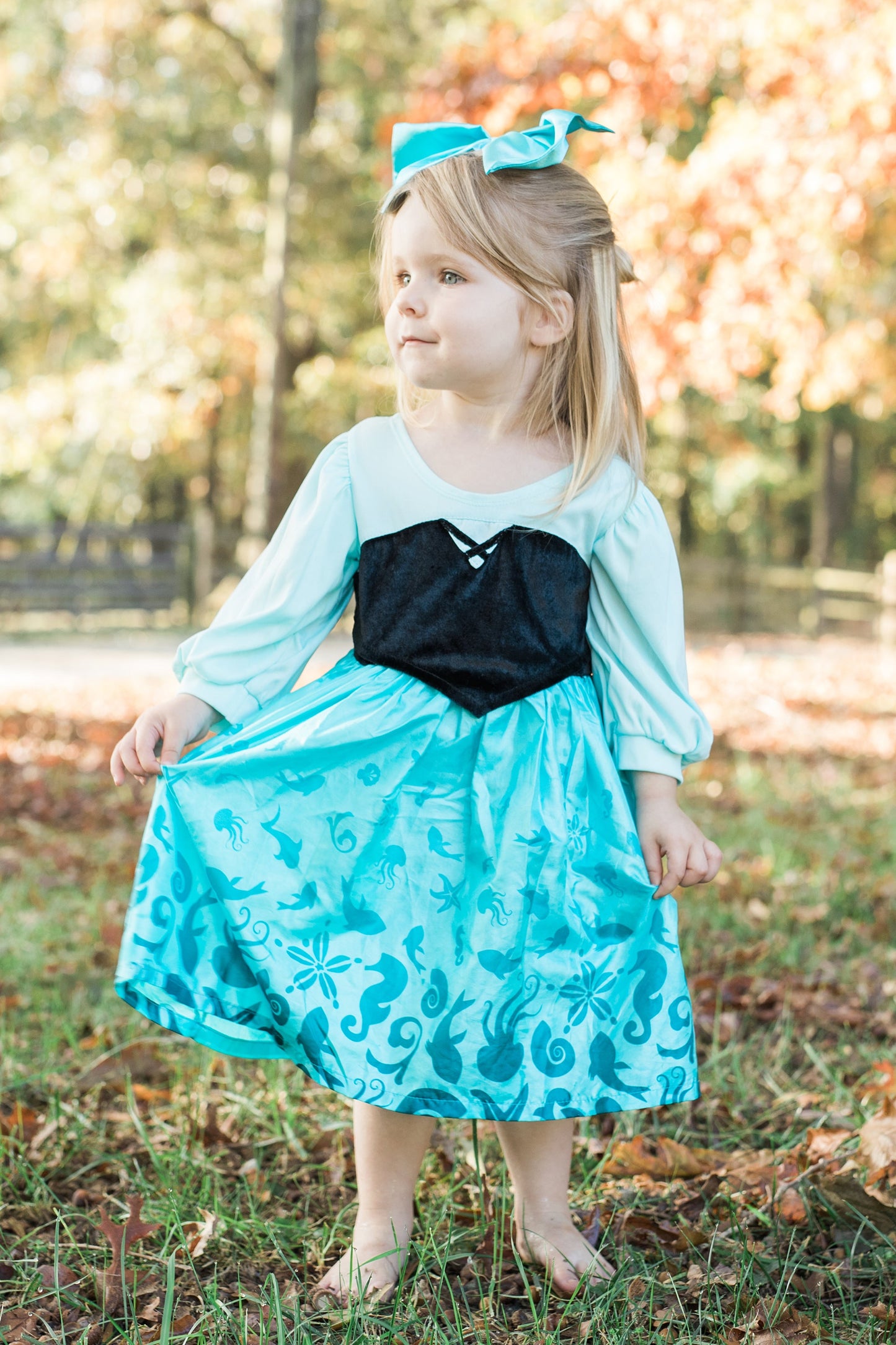Robe de jour sirène avec noeud