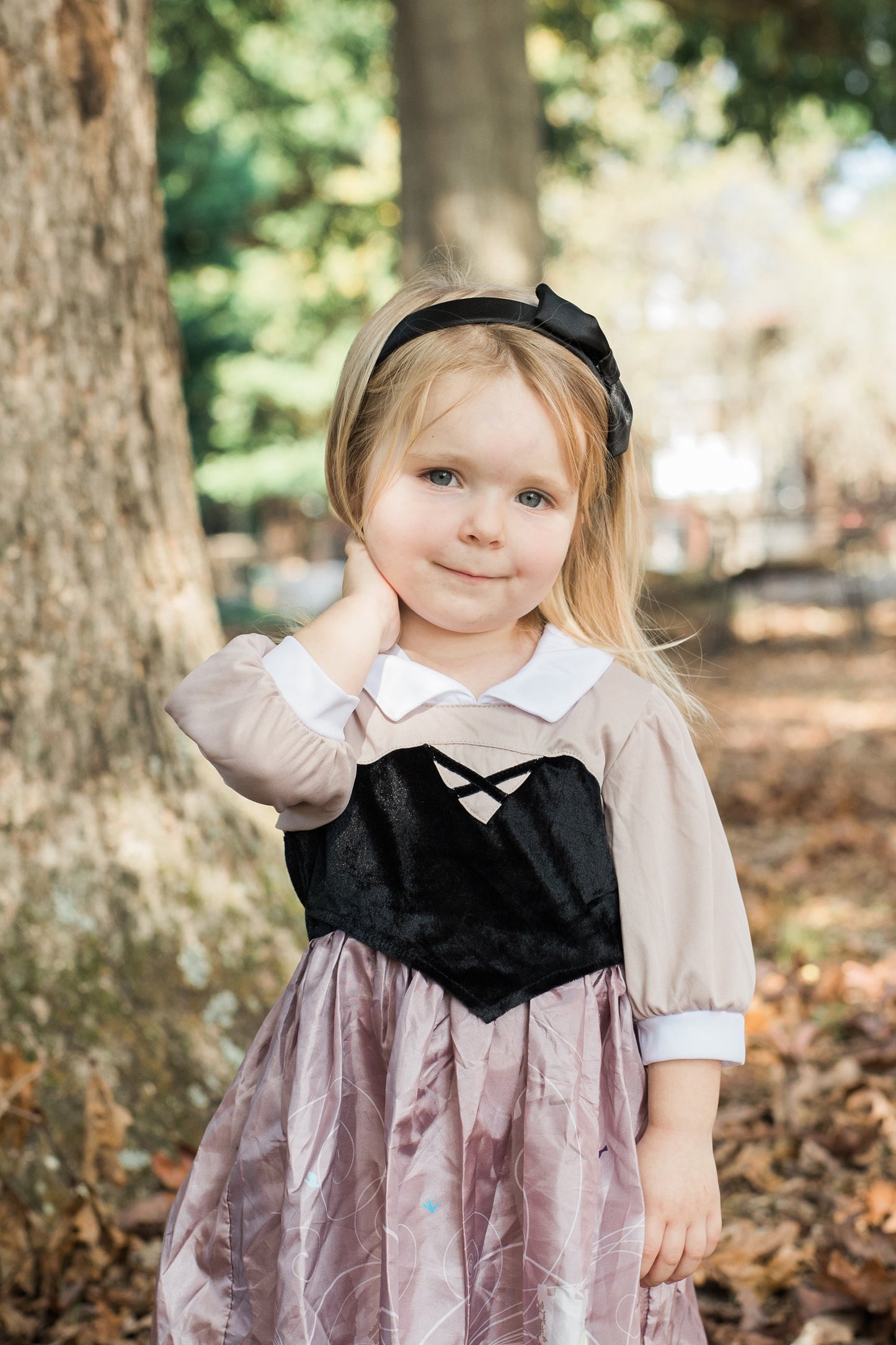 Robe de jour La Belle au bois dormant avec bandeau
