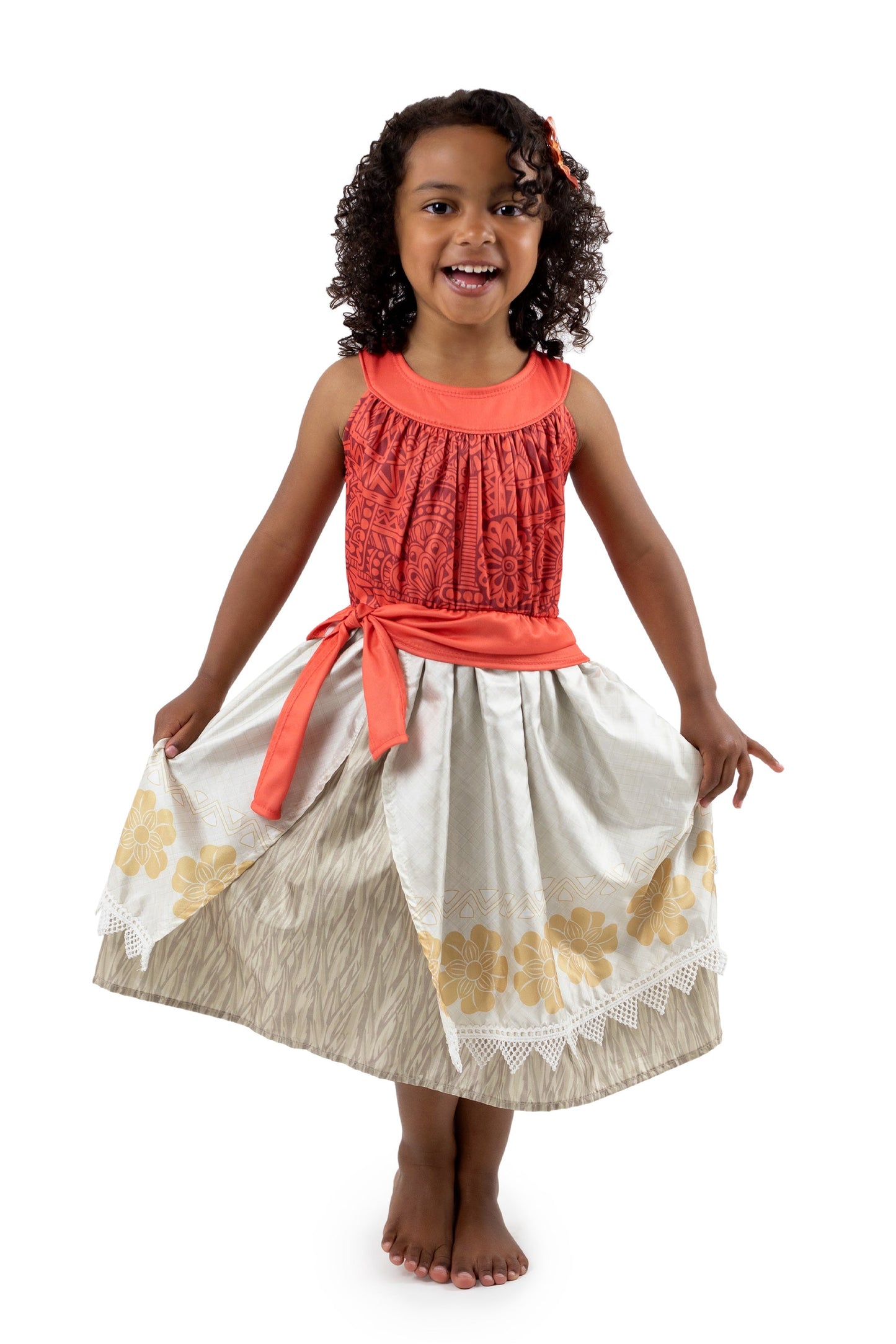 Princesse des îles avec pince à cheveux