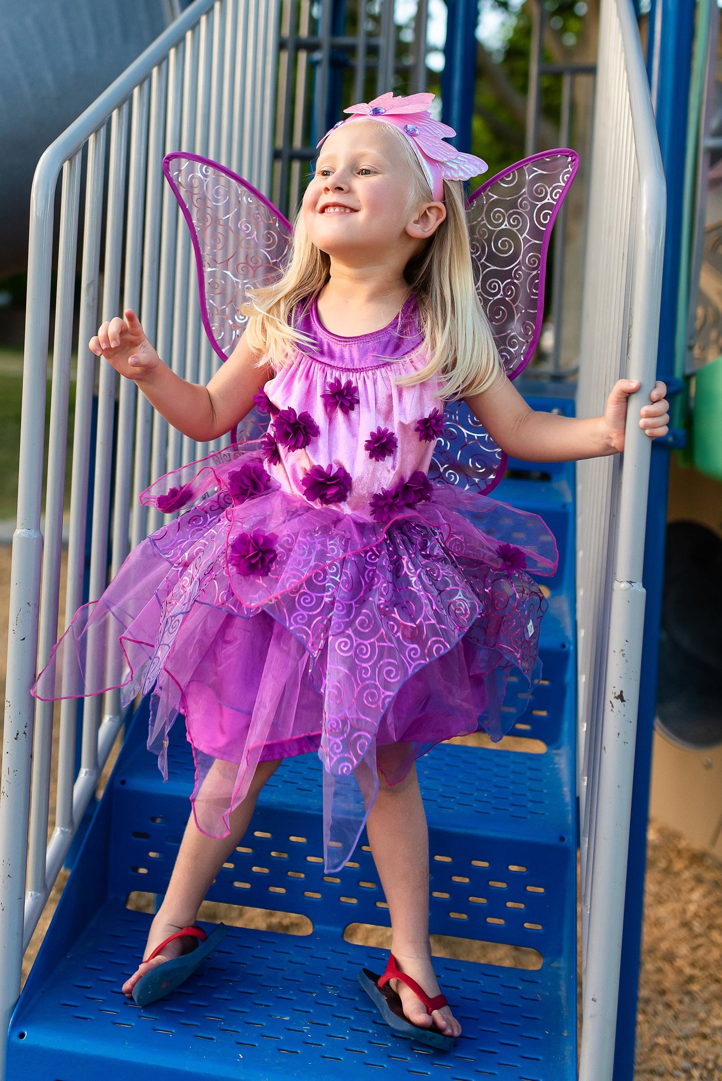 Purple Blossom Fairy Wings