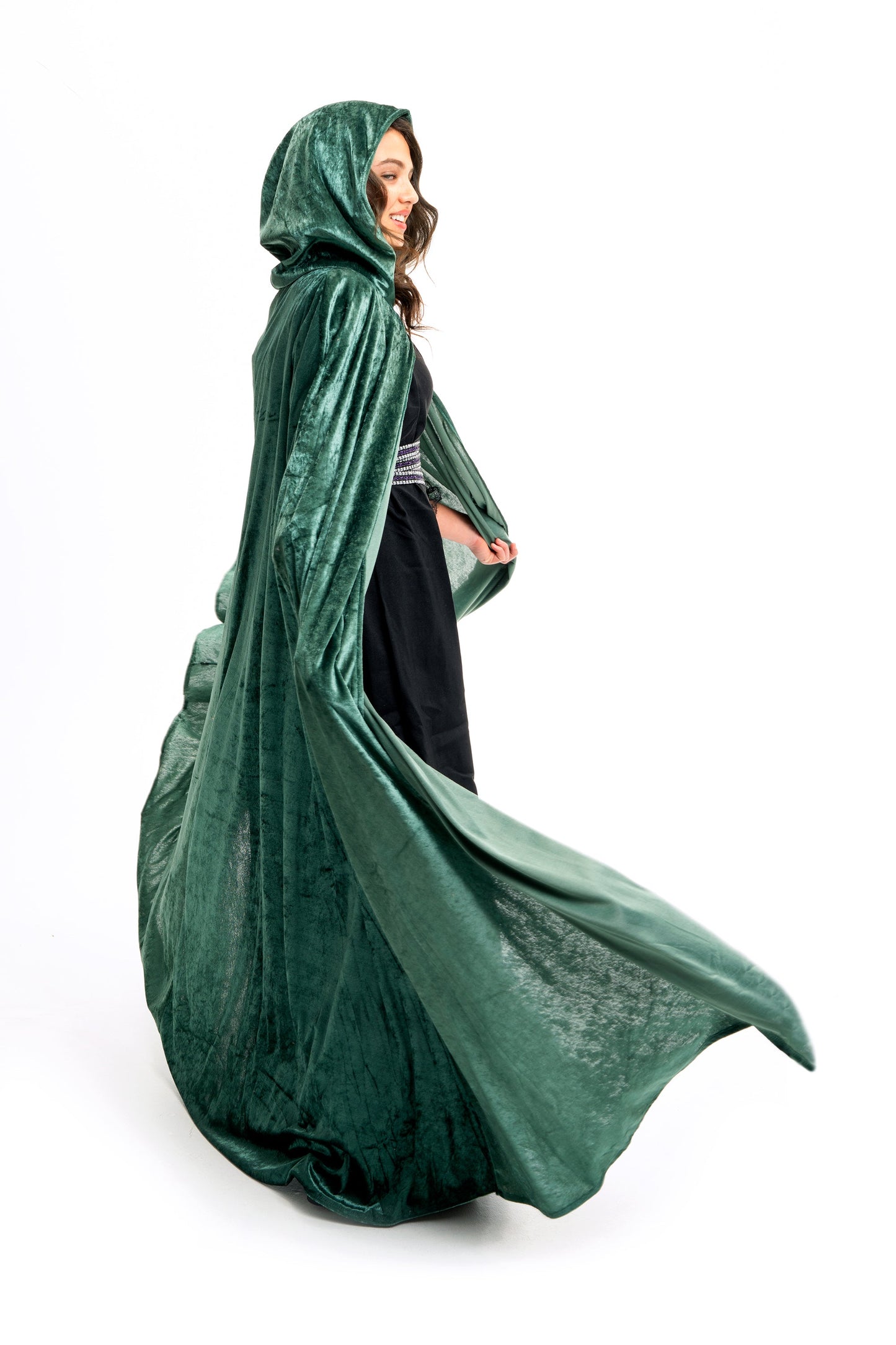 Adult Woodland Green Cloak
