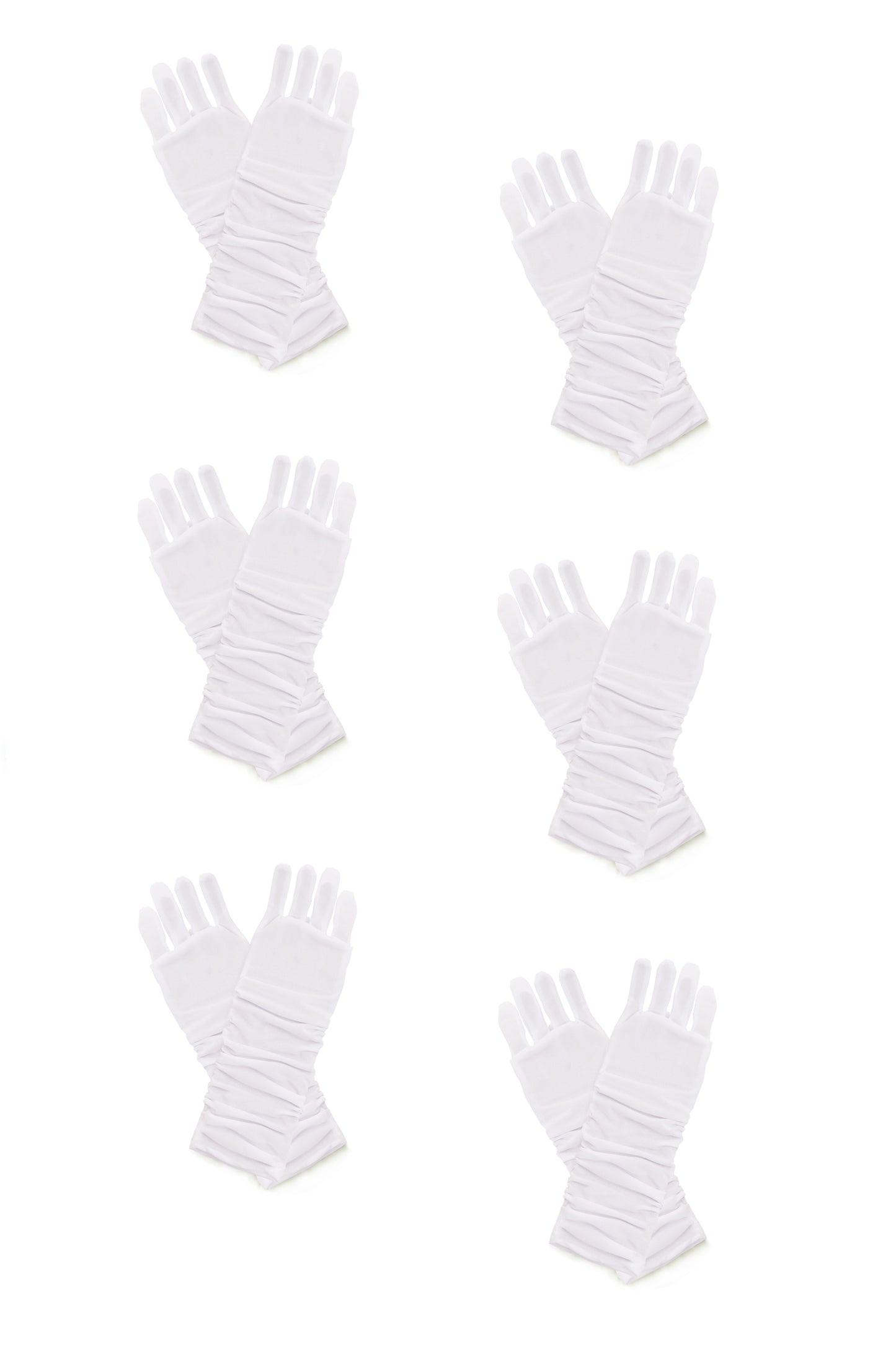 Gants de princesse blancs