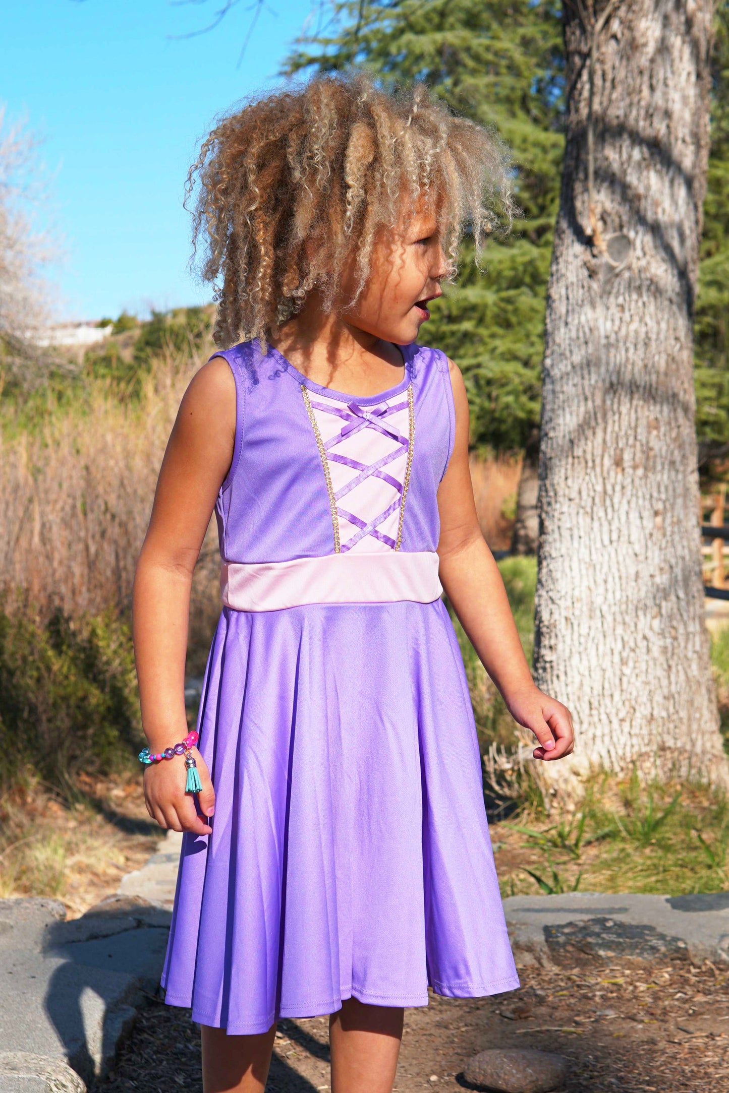 Robe tourbillonnante de Raiponce