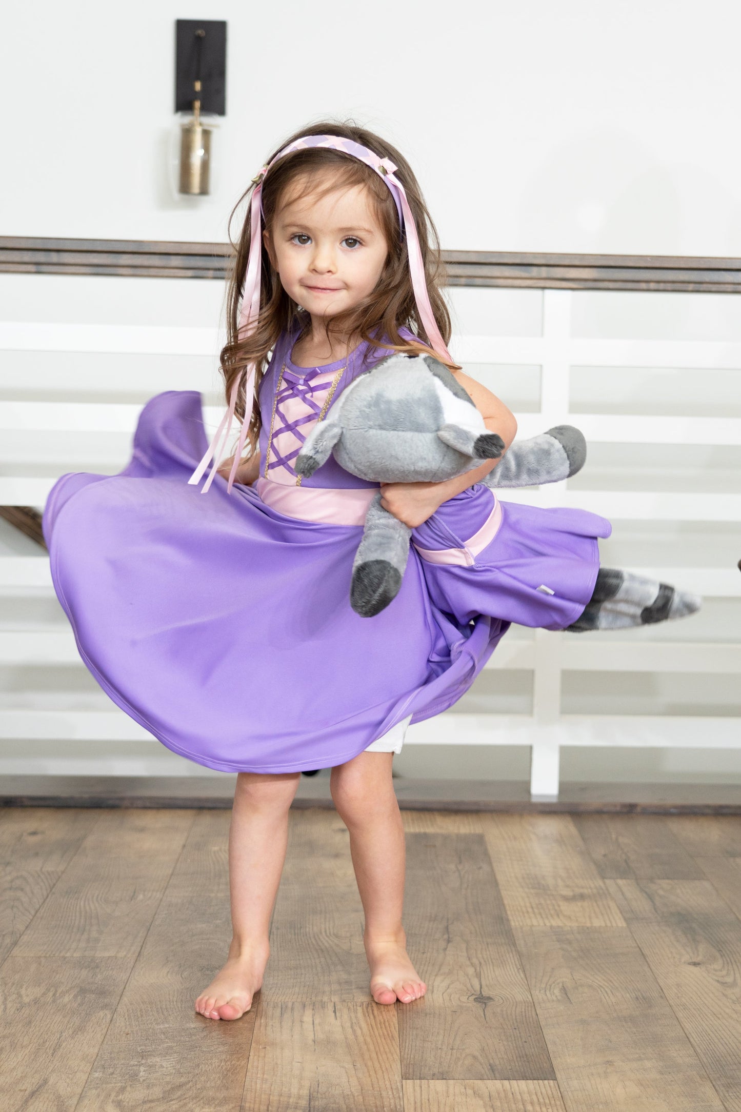 Robe tourbillonnante de Raiponce