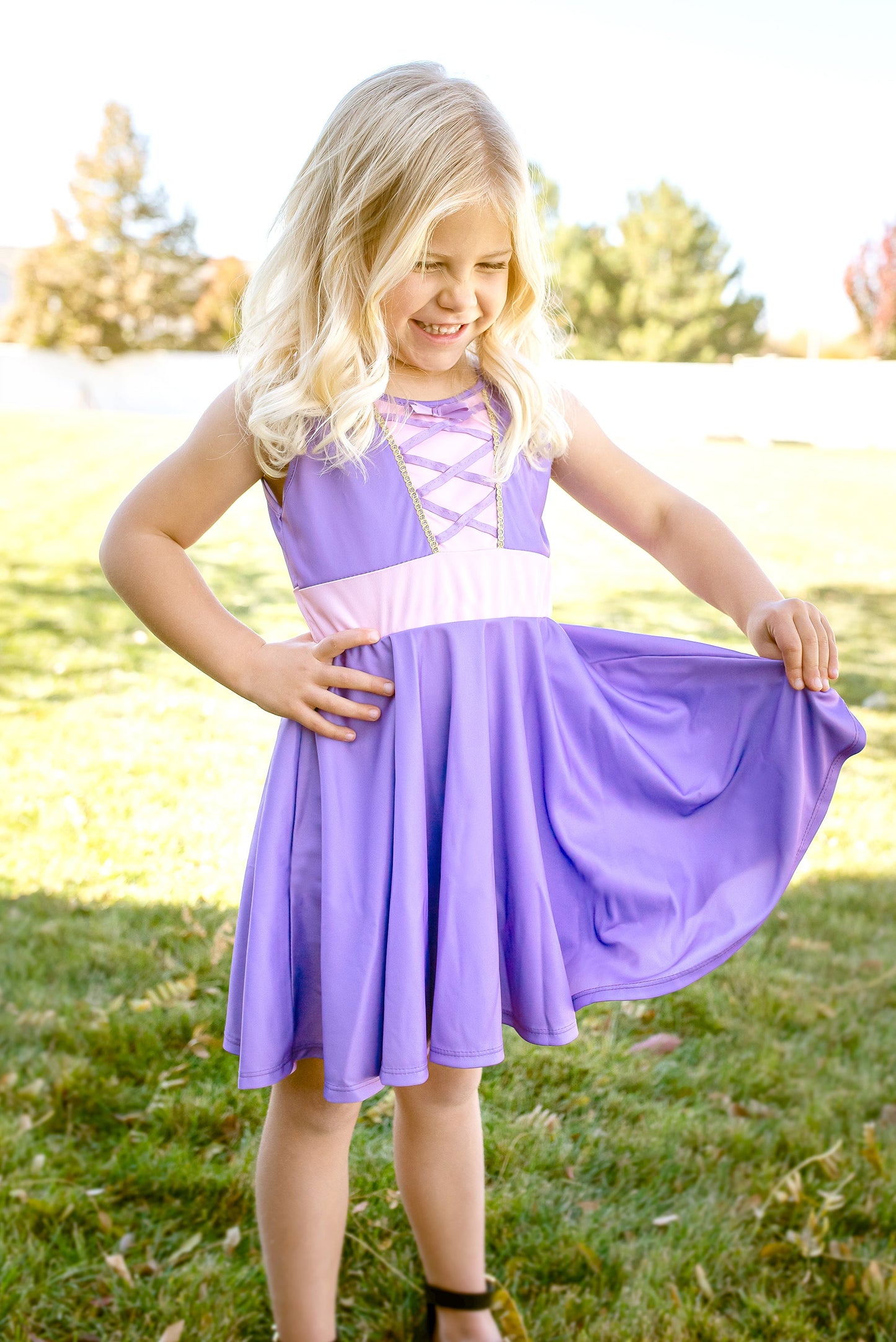 Robe tourbillonnante de Raiponce