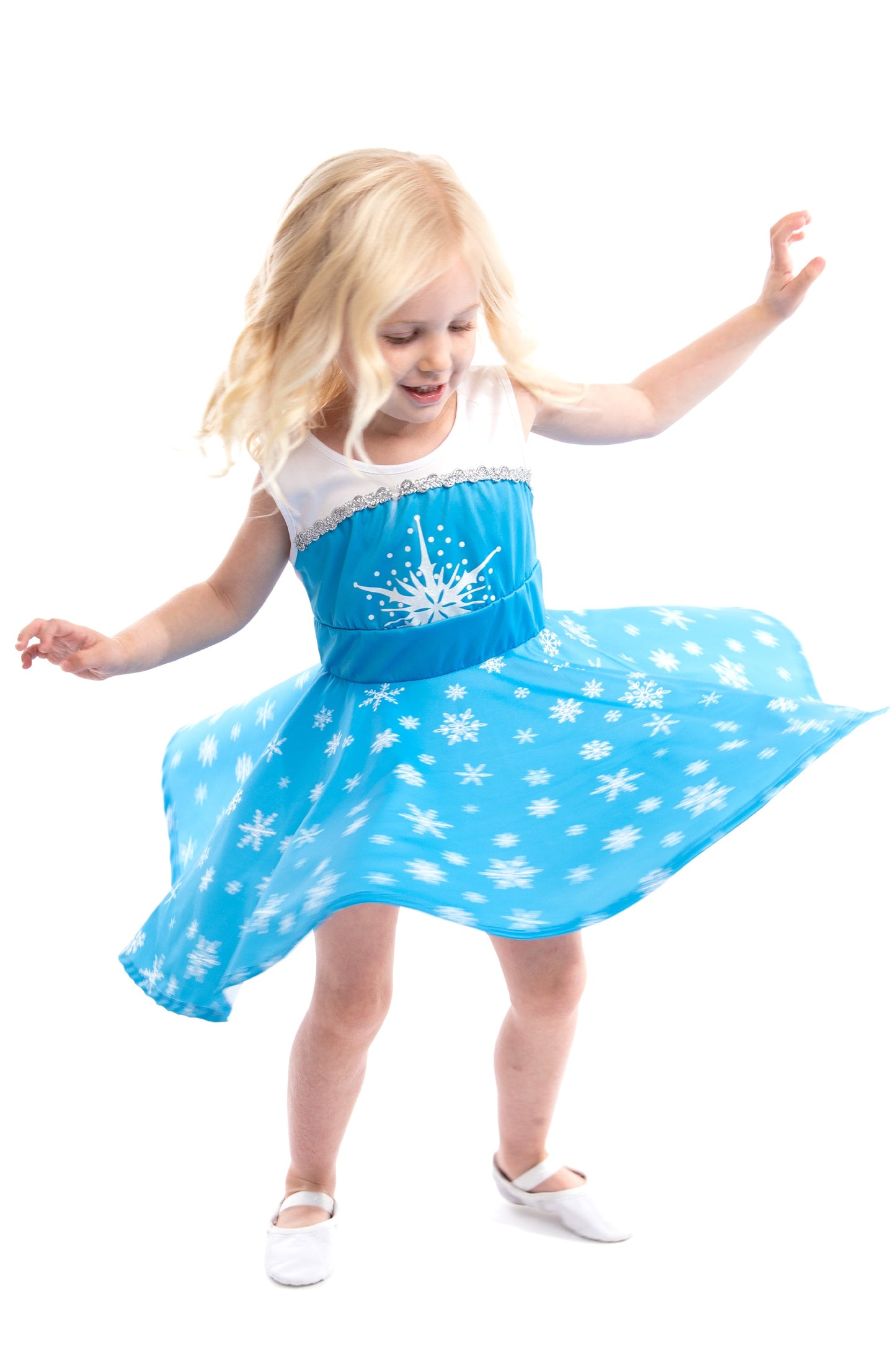 Robe tourbillonnante sur glace