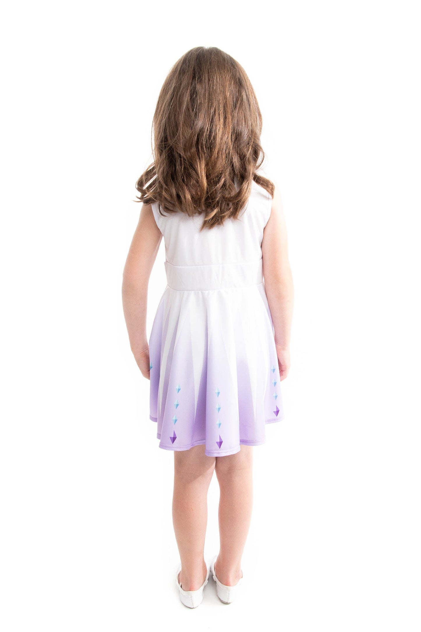 Robe tourbillonnante du couronnement de glace 