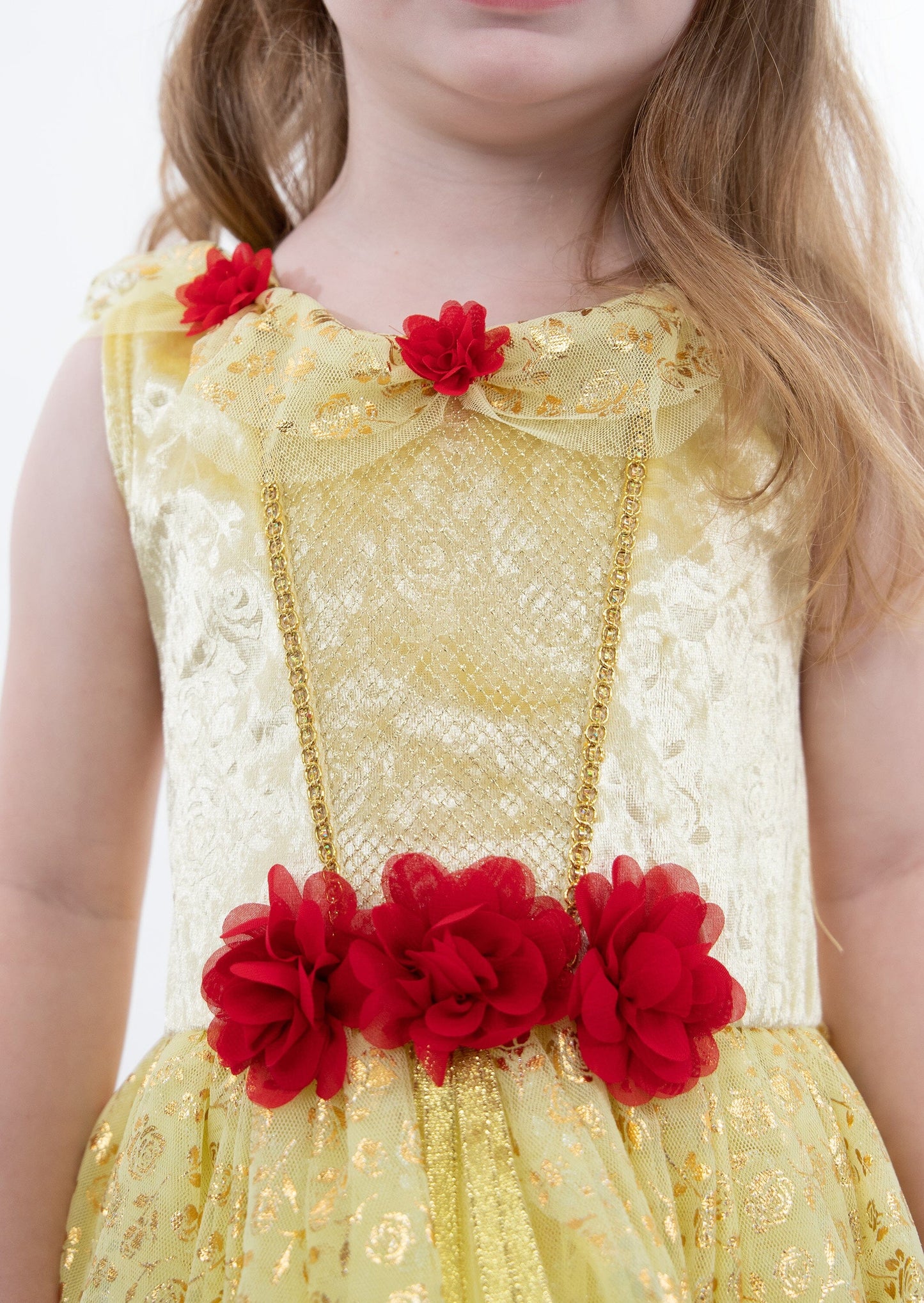 Robe de soirée beauté jaune 