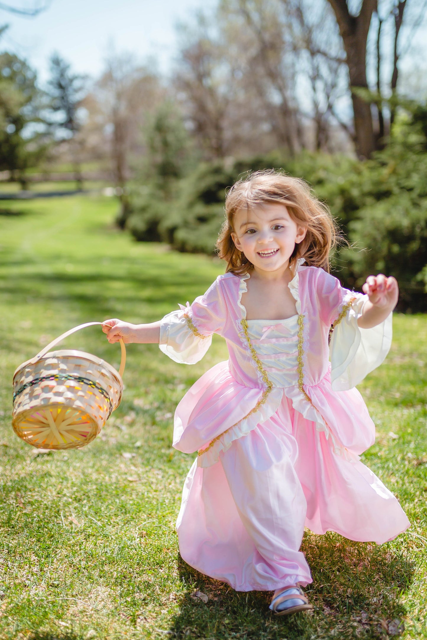 Robe de princesse rose vintage