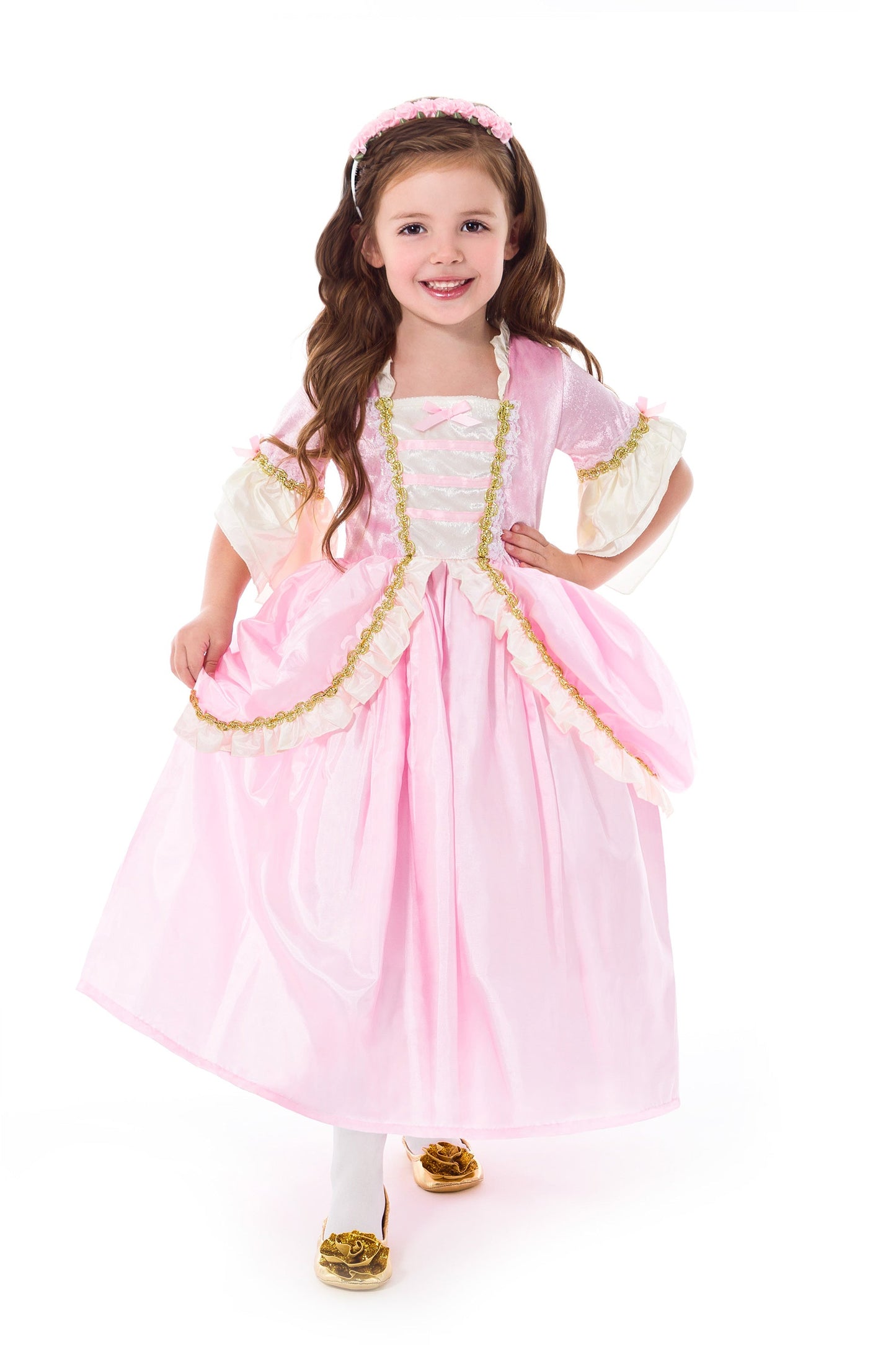 Robe de princesse rose vintage