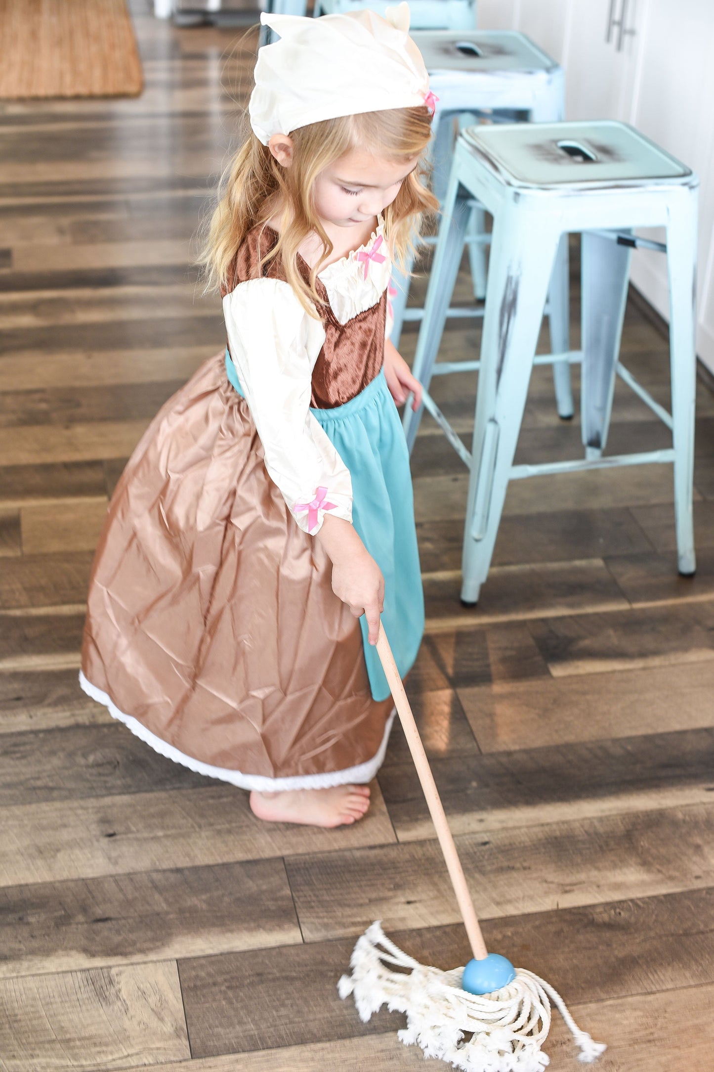 Robe de jour Cendrillon avec foulard