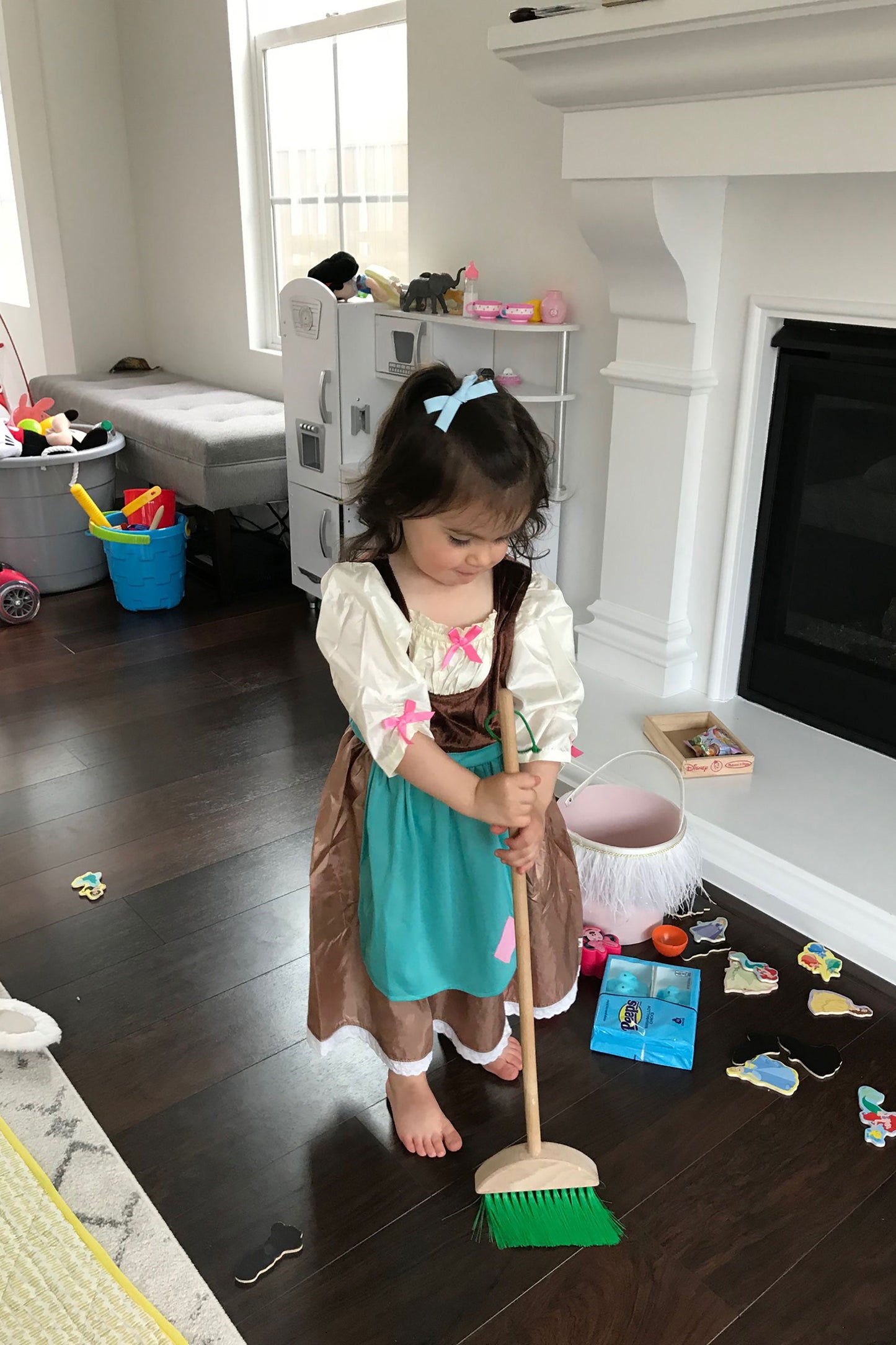 Robe de jour Cendrillon avec foulard
