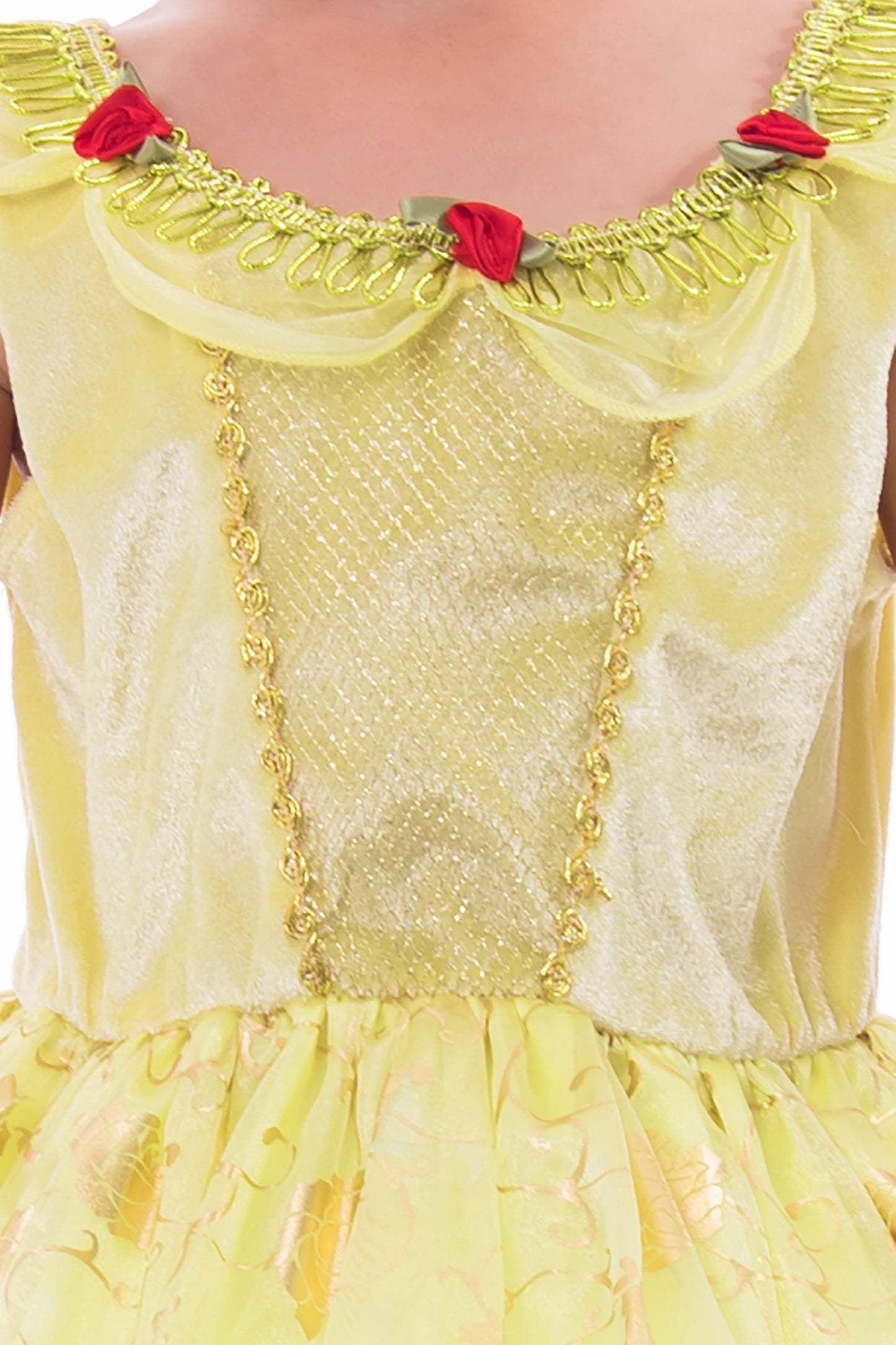 Déguisement de beauté jaune