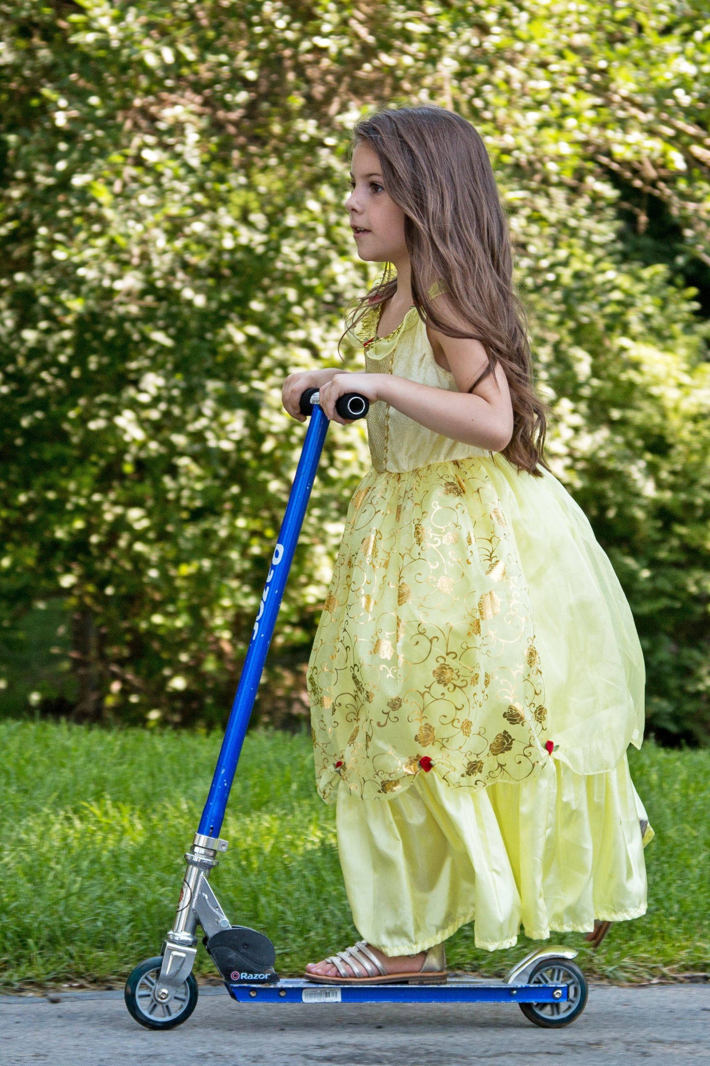 Déguisement de beauté jaune