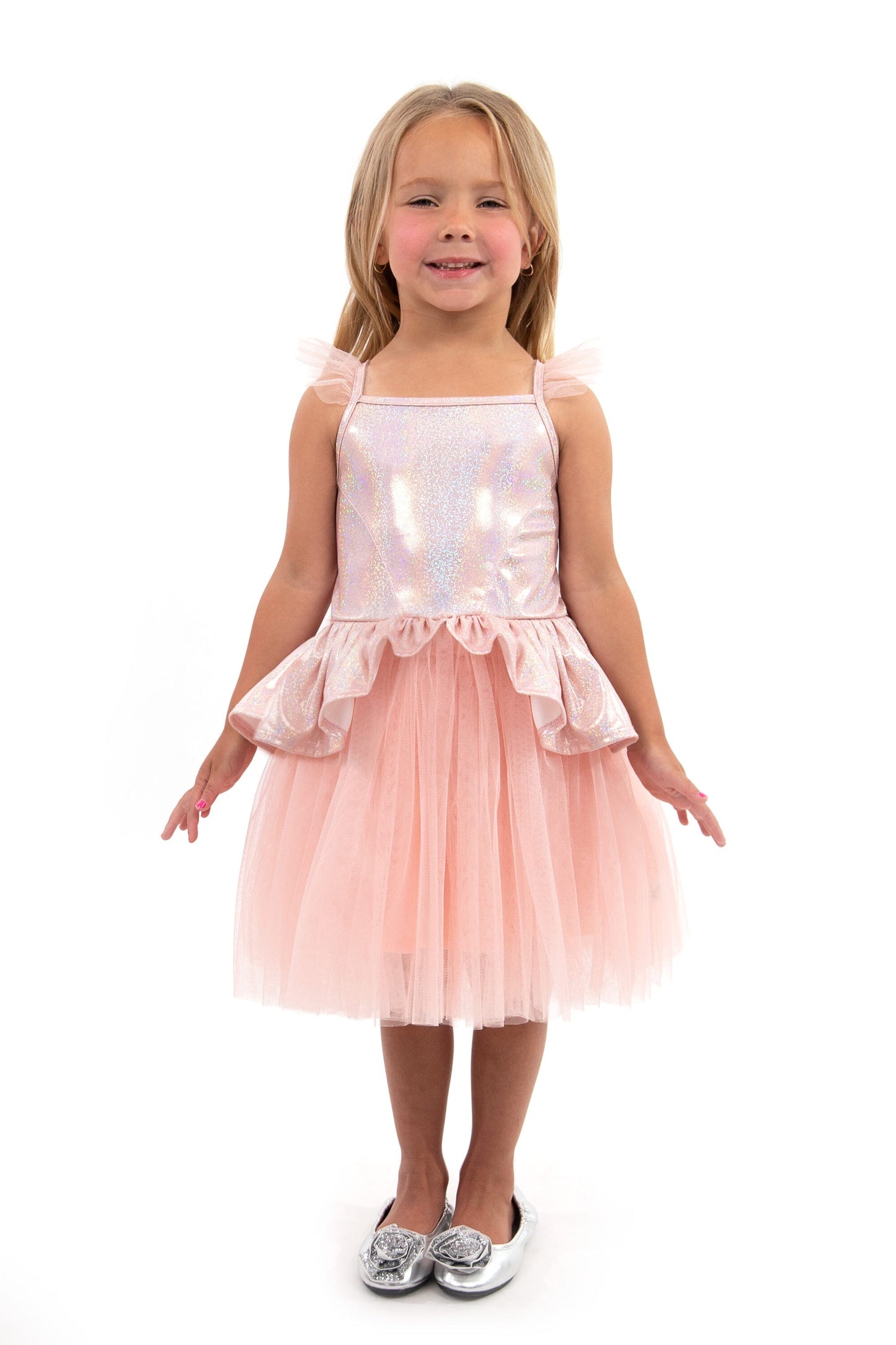 Robe tutu en or rose 