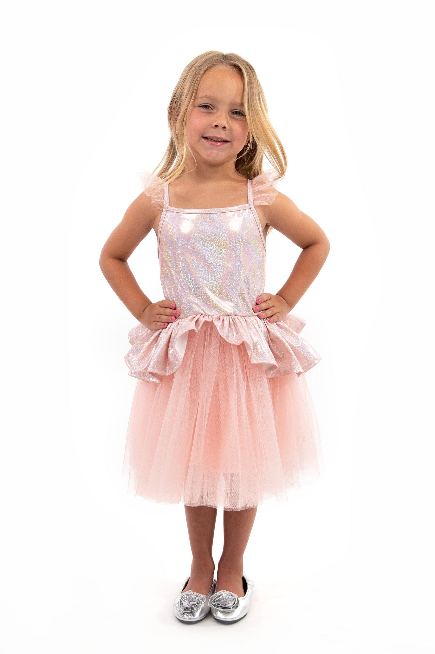 Robe tutu en or rose 