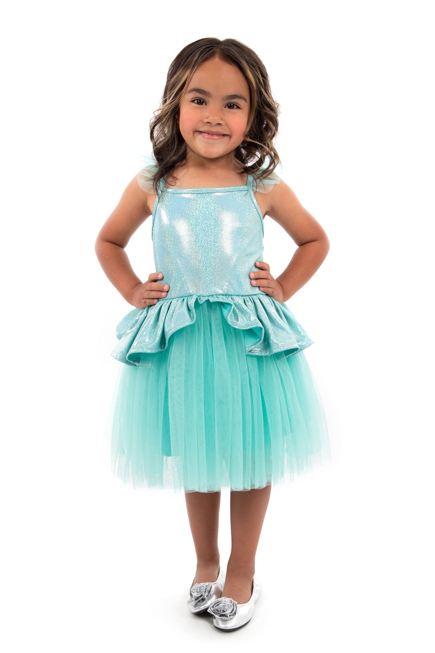Robe tutu bleu sarcelle 