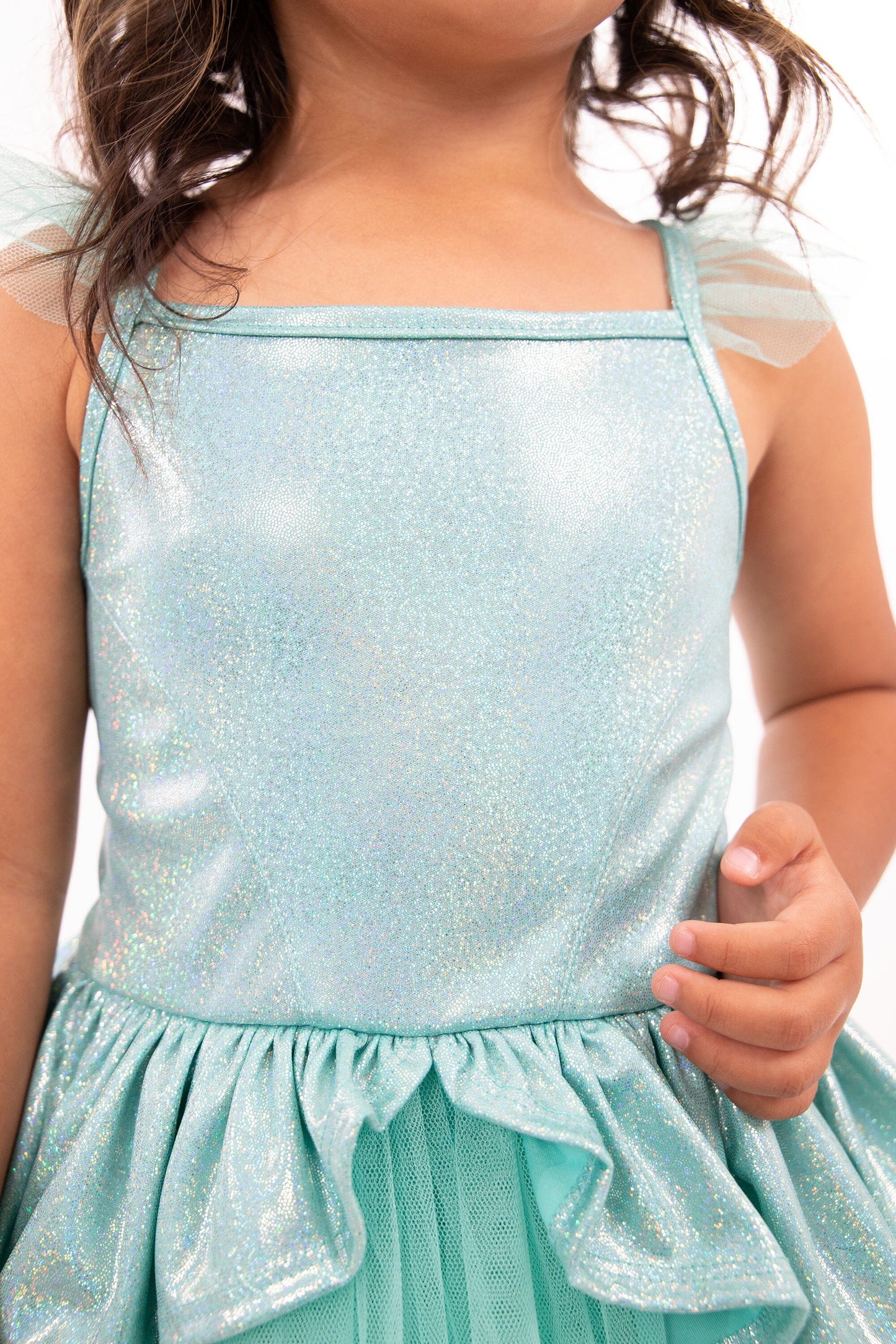 Robe tutu bleu sarcelle 