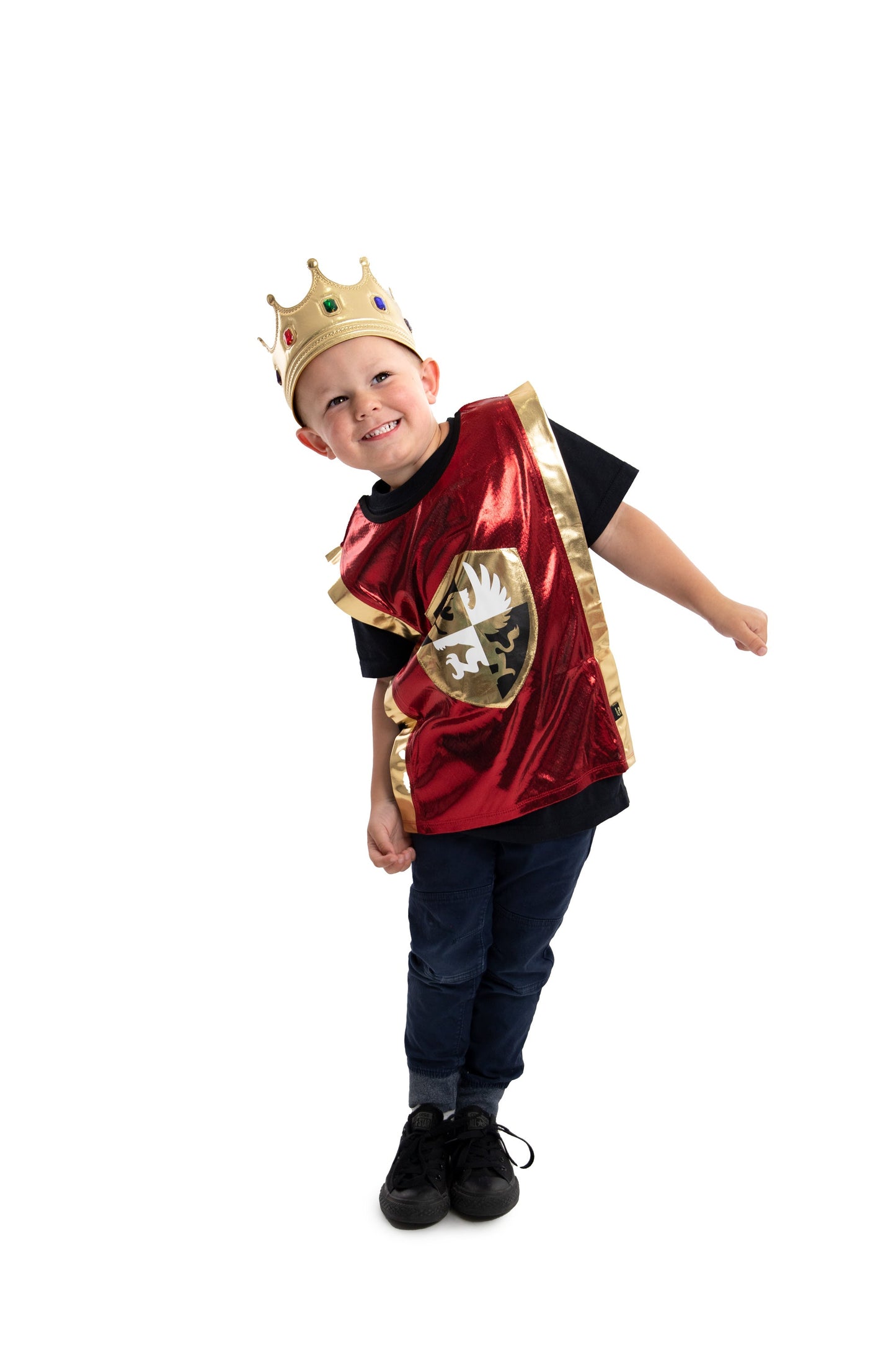 Couronne complète du roi d'or