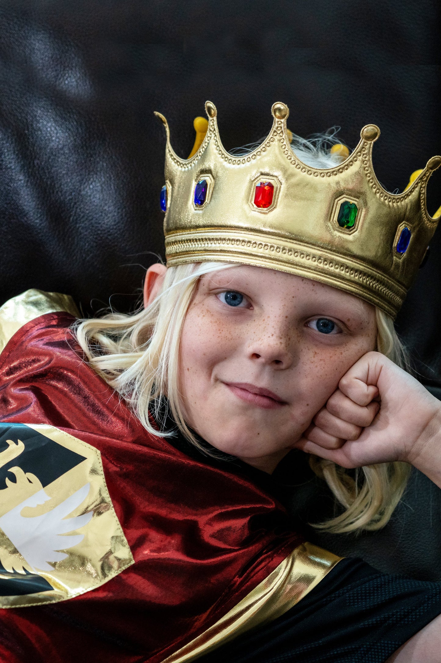 Couronne complète du roi d'or
