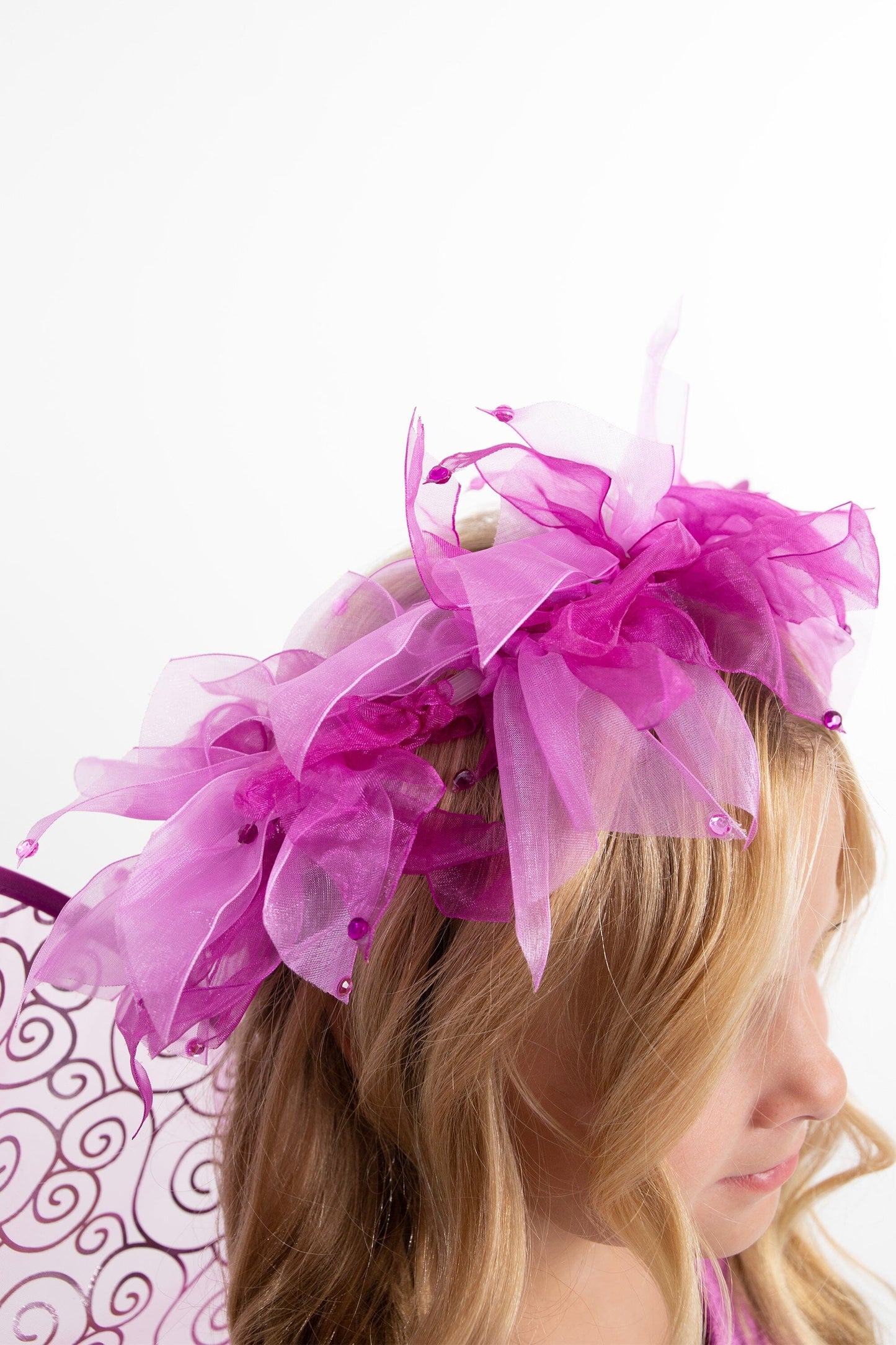 Halo et baguette de fée violette