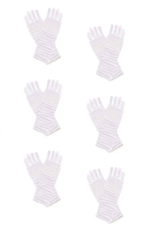 Gants de princesse blancs