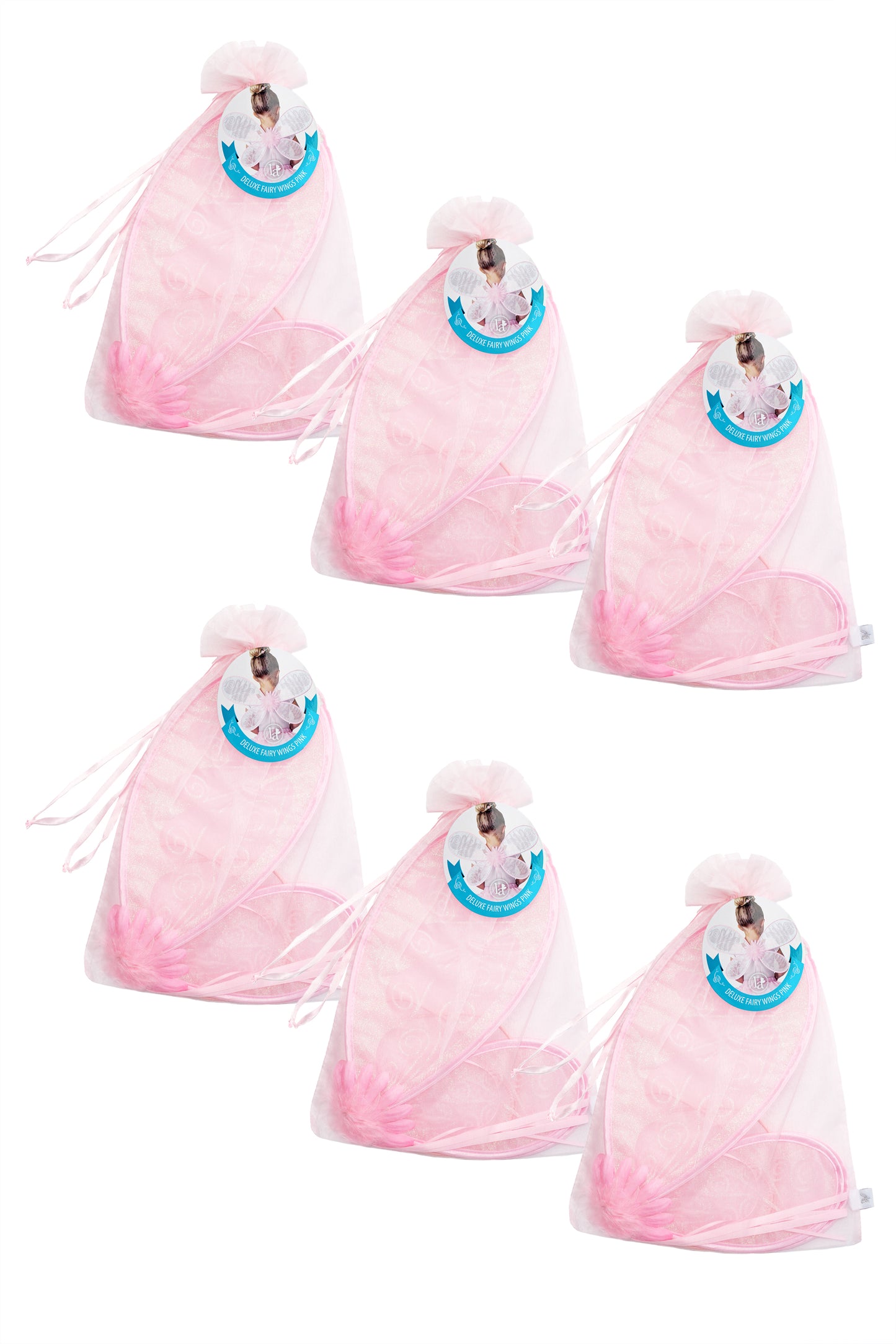 Deluxe-Feenflügel in Rosa