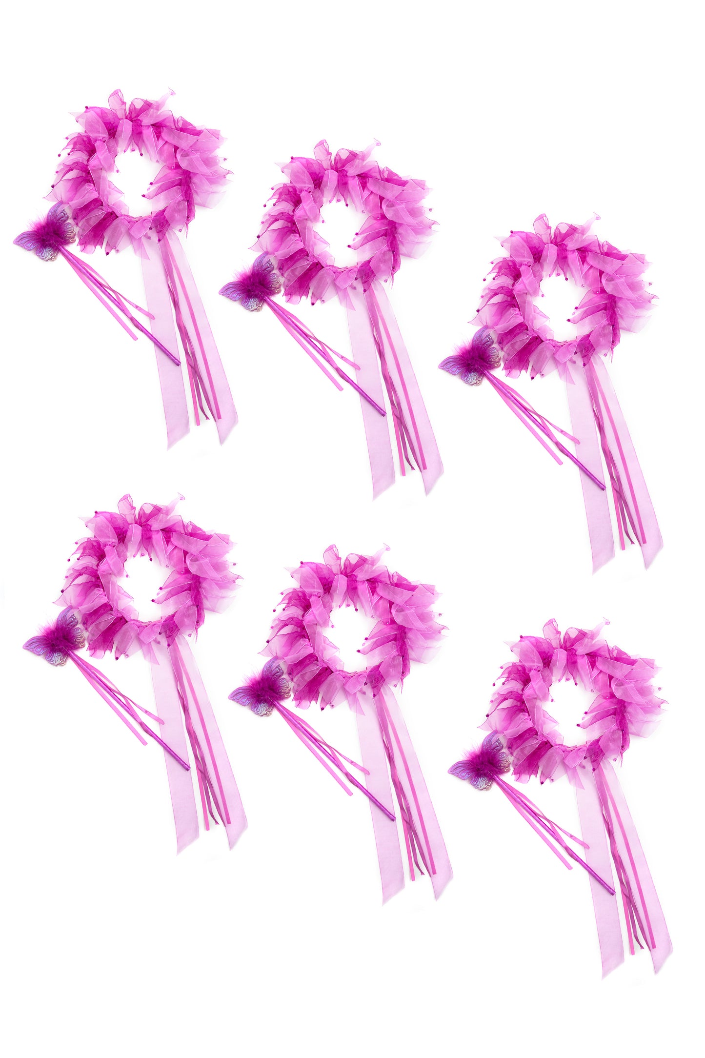 Halo et baguette de fée violette
