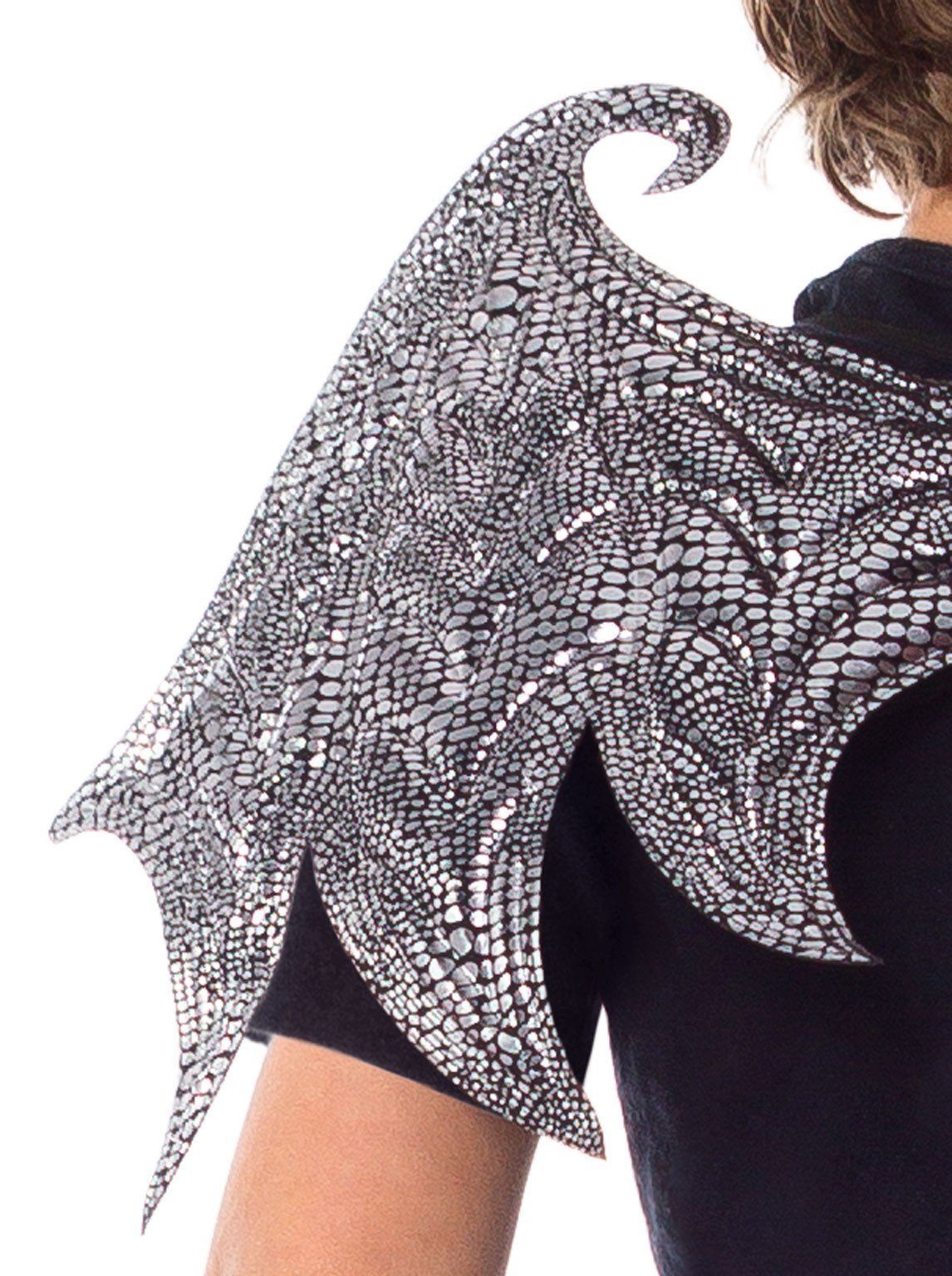 Knight And Adventure Cape Sets - Black Dragon Wing & Mask Set